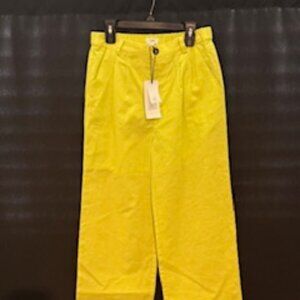 A Loves A Girl Yellow/Lime Colored Pants Size Large